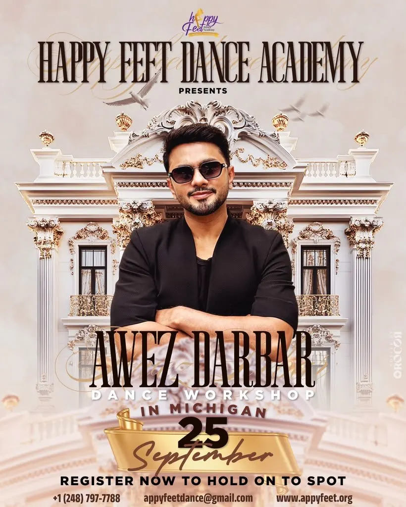 Awez Darbar live in Michigan poster