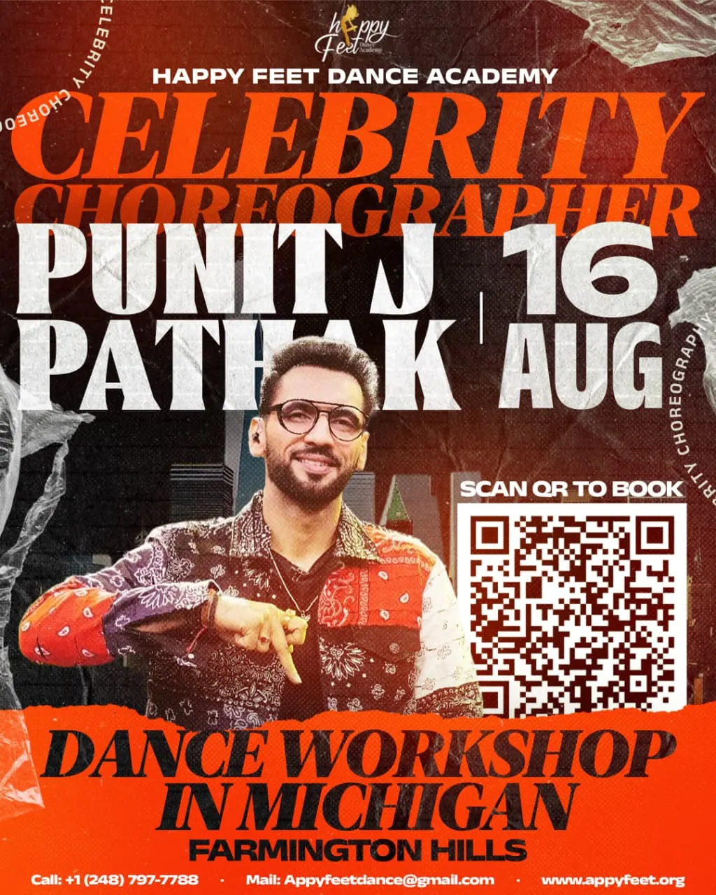 Punit J Pathak live in Michigan poster